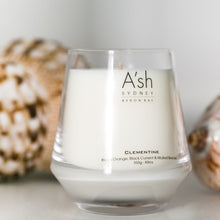 Load image into Gallery viewer, A&#39;sh Candles - CLEMENTINE - Glass Candle
